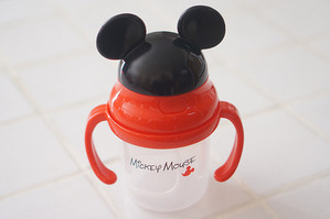 디즈니베이비 미키마우스 실리콘 빨대 양손 머그컵-230ml
