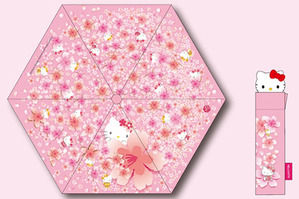 헬로우키티 접이식 우산/양산-벚꽃