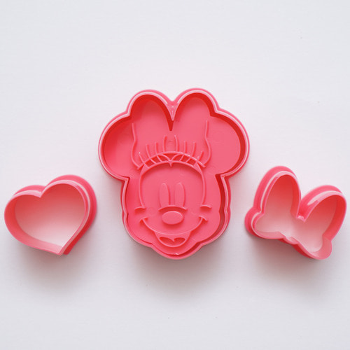 디즈니 미니마우스 쿠키 모양틀/쿠키커터-3p